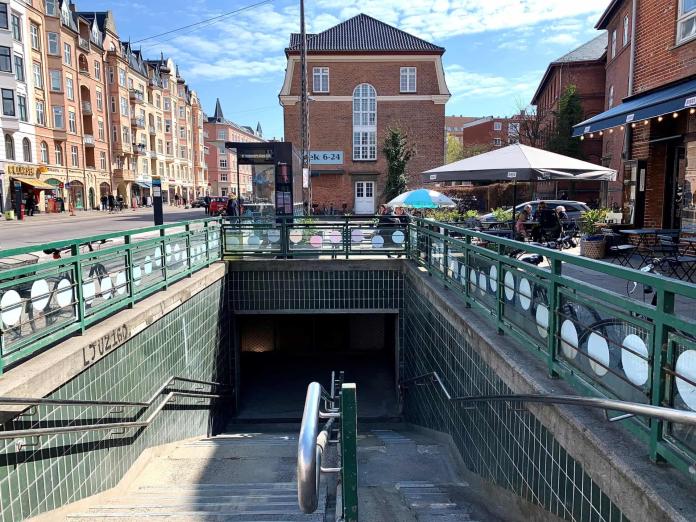 Gangtunnellen ved Amagerbrogade v. Hans Bogbinders Allé. Amager Vest Lokaludvalg.